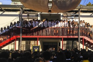 Se llevó a cabo la tradicional Ceremonia de Entrega de Corbatas a los IV° Medios